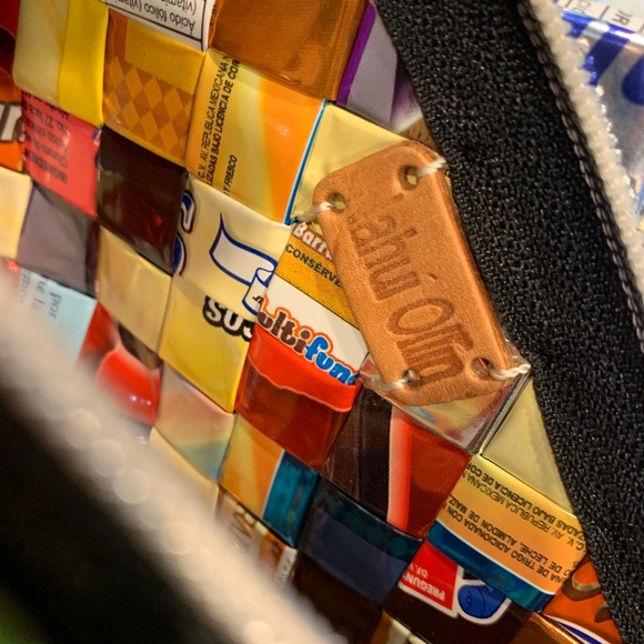 Nahui Ollin Tutti Frutti Candy Wrapper Clutch - Picture 6 of 6